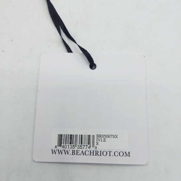 Beach Riot Ivory-Leopard Bowie Sport Bra Size S - Picture 8 of 12